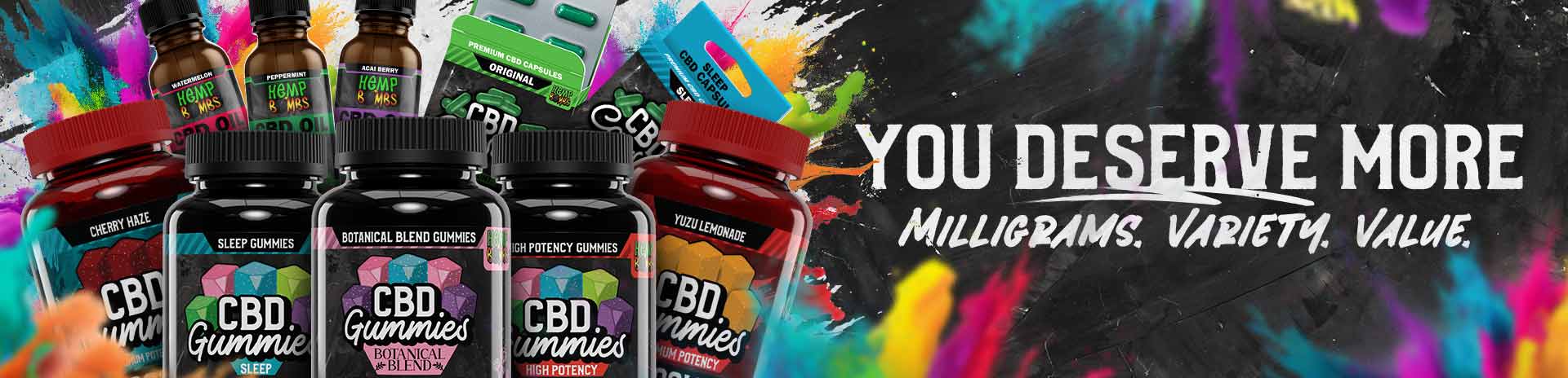You Deserve More - New CBD Products